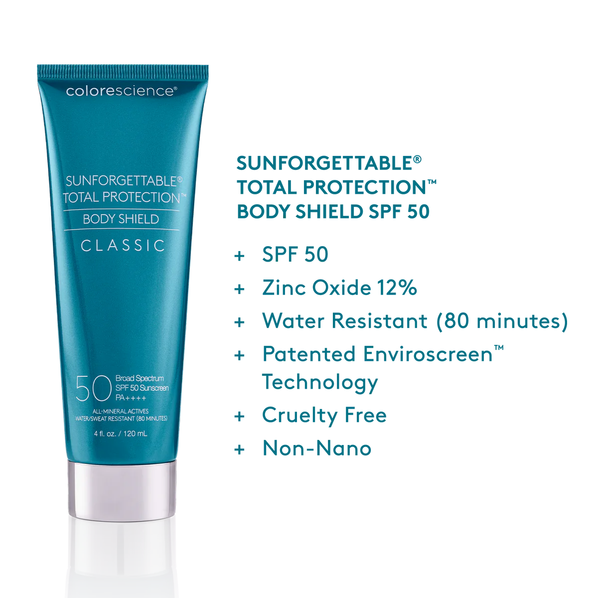 Colorescience Sunforgettable Total Protection Body Shield Classic SPF 50